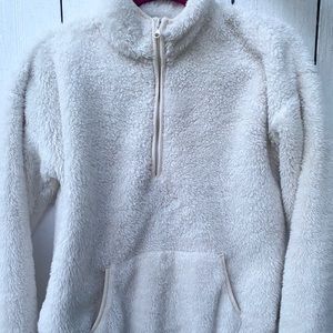 Warm quarter-zip pullover